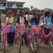 सोनमा गाउँपालिकामा मूख्य मन्त्रीले दिए ९० छात्रालाई साईकल