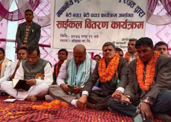 छोरी शिक्षा बिमा ६ लाख पुरयाउने सोनमा गाउँपालिका प्रमुख यादवले गरयो घोषण