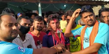 साेनमा गाउँपालिकाकाे समाज सुधार युवा क्लबले गराए दाैड प्रतियाेगिता