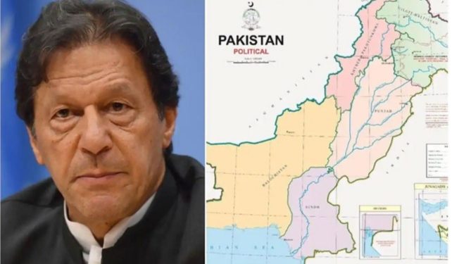 पाकिस्तान सरकारले जम्मु–कश्मीर, लद्दाख र गुजरातको जुनागढलाई समेटेर नयाँ राजनीतिक नक्सा जारी गरे