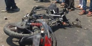 मोटर साइकल दुर्घटनामा साेनमा गाउँपालिकाकाे उपेन्द्रकाे मृत्यु