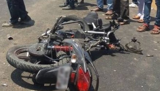 मोटर साइकल दुर्घटनामा साेनमा गाउँपालिकाकाे उपेन्द्रकाे मृत्यु