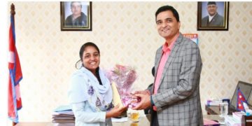 मुस्कान खातुनलाई मन्त्री भट्टाईको सहयोग