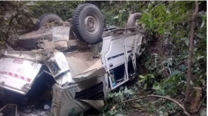 जिप दुर्घटना : वडाध्यक्ष सहित पाँचजनाको मृत्यु, दुइ बेपत्ता