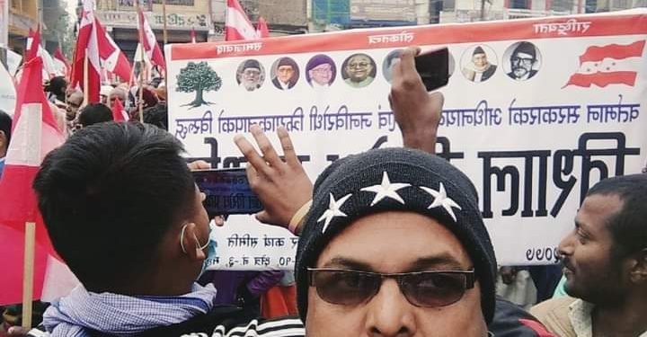 सरकारविरुद्ध महाेतरीकाे जलेश्वरमा कांग्रेसले गरे प्रदर्शन