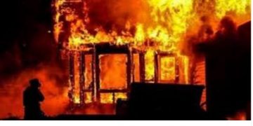 २ वटा कपडा पसलमा आगलागी हुँदा २ करोडको क्षति