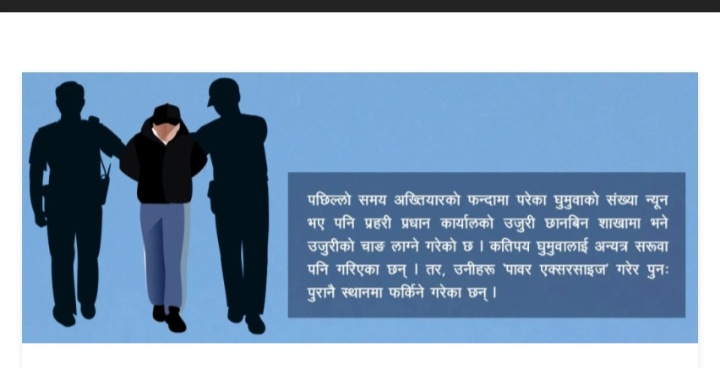 तस्करसँग ‘सेटिङ’ गरेका ६२ जना घुमुवा प्रहरीलाई कार्वाही