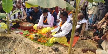 बलवा नगरपालिकामा जसपा नेता भण्डारी र मन्त्री सोनलद्वारा १४ करोड ८७ लाख भन्दा बढीको पुल शिलान्यास