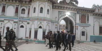 मुख्यमन्त्री राउतद्वारा जानकी मन्दिर सौन्दर्यीकरणको स्थलगत निरीक्षण दुई साता भित्र पहिलो चरणको कार्य सम्पन्न गर्न निर्देशन
