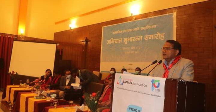 दलितमाथिको विभेद अन्त नभए सम्म विकास र समृद्धि सम्भव छैन ः मुख्यमन्त्री राउत