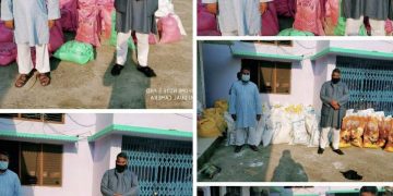 हेरा शैक्षिक तथा मानवीय सेवा समाजको सहयोगमा निशुल्क खाद्यान्न समाग्री वितरण