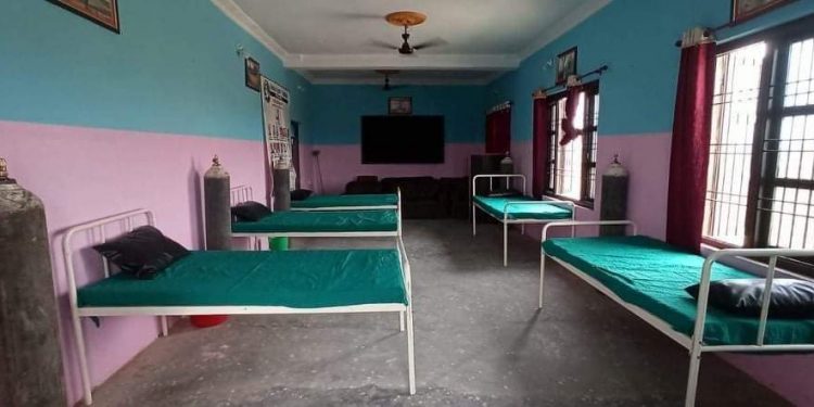 नेपाल पत्रकार महासंघ कपिलवस्तु मा ५ बेडकाे अाइसाेलेशन सेन्टर