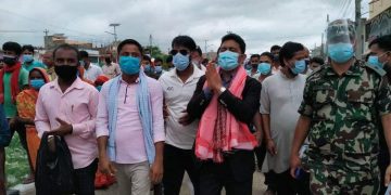 उपप्रधान तथा परराष्ट्र मन्त्री रघुबीर महासेठलाई महेन्द्रनगरमा स्वागत