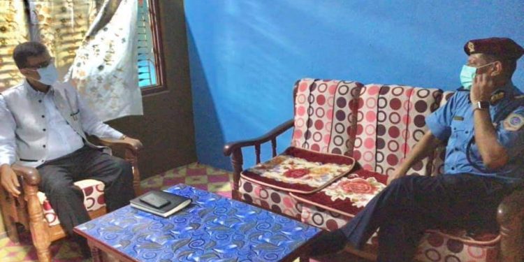 मधेशी आयोगका अध्यक्ष दत्त र प्रदेश-२ का प्रहरी प्रमुख बीच छलफल :