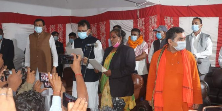नव नियुक्त मन्त्री तथा राज्य मन्त्रीको सपथ