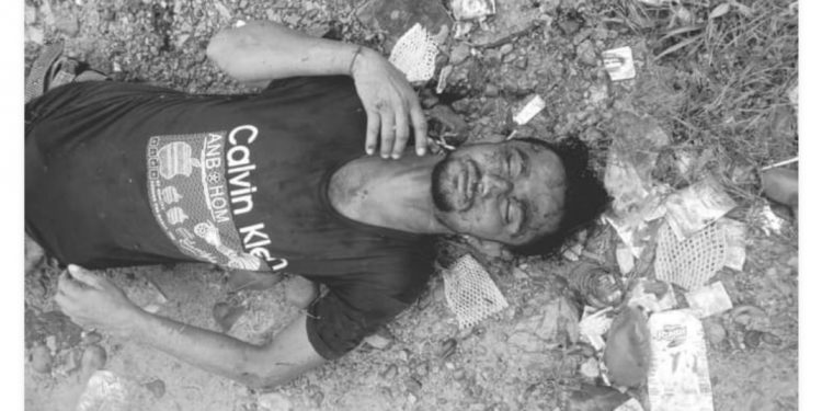 जनकपुरधामकाे प्रवेशद्वार रहेकाे रामानन्द चोकमा एक युवकको बेवारिसे शव फेला