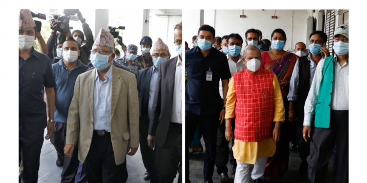 माधव नेपाल र महन्थ ठाकुरको दल दर्ता प्रक्रिया आज टुंग्याउने निर्वाचन आयोगको तयारी