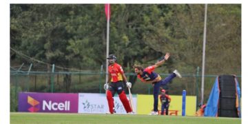 काठमाडौंलाई ललितपुरले दियो १५८ रनको लक्ष्य