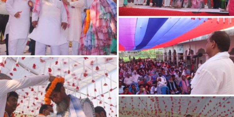 विभिन्न पार्टी परित्याग गरेको सयौ नेता कार्यकर्ता जसपामा मुख्यमन्त्री राउतले गरे स्वागत