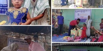 पति गुमाएकी धनुषा सिरसियाका बेचनी आर्थिक संकटमा, युवाहरु सहयोग गर्दै