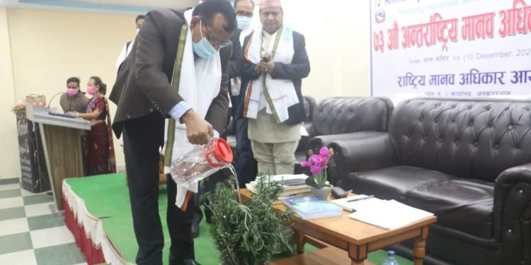 मानव अधिकार, मानव जीवनका लागि अत्यावश्यक  मुख्यमन्त्री राउत