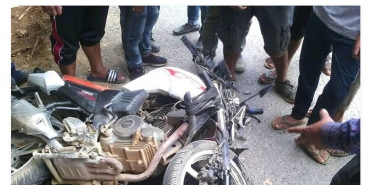 भङ्गहा नगरपालिकामा मोटरसाइकल दुर्घटना हुदा एक युवकको मृत्यु
