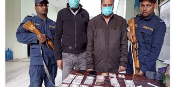 सर्लाहीकाे मलंगवाबाट एक लाख भन्दा बढी नक्कली नोट सहित दुईजना पक्राउ