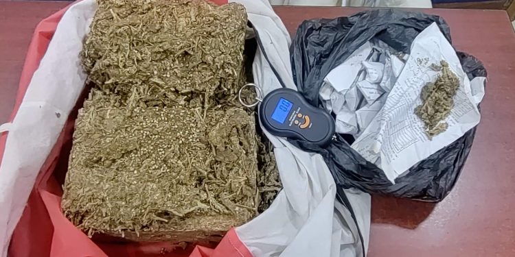 माहोत्तरीको गौशालाबाट ८ किलो गाँजासहित एकै परिवारका चार जना पक्राउ