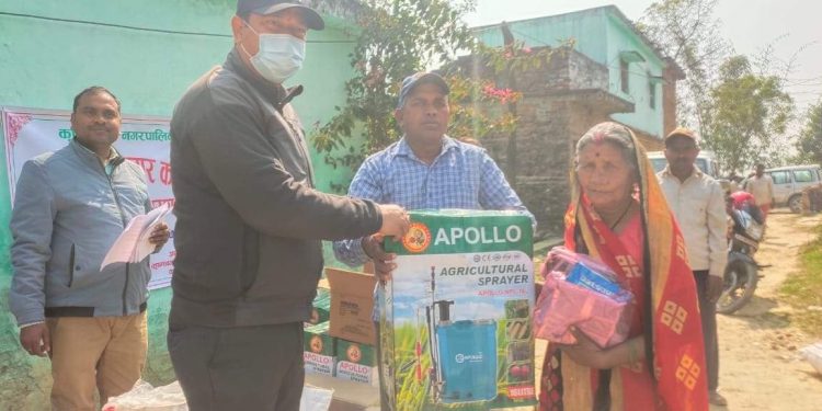 नगरका किसान लाई प्रोत्साहन गर्न सधै तत्पर रहने :- नगर प्रमुख शाह