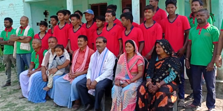 लोसपा नेपाल सोनमा द्वारा क्रीकेट खेलाडीहरुलाइ ड्रेस बितरन