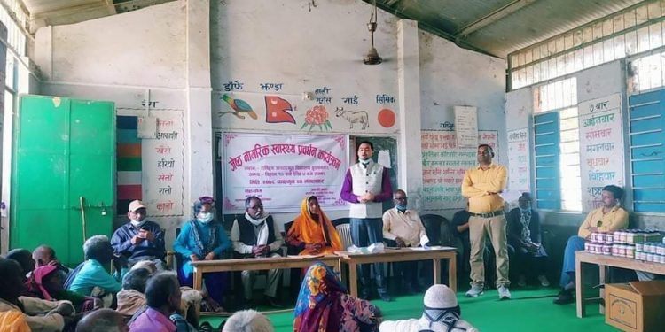 कृष्णनगरका जेष्ठ नागरिकको स्वास्थ्य परिक्षण तथा प्रयोगशाला परीक्षण गरि औषधि वितरण