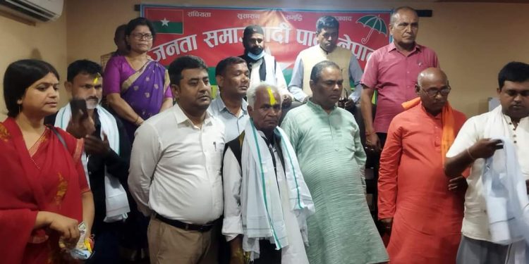 धनुषा निर्वाचन क्षेत्र नं. ३मा प्रवेशको ओइरो निर्वाचित वडा अध्यक्ष सहित दर्जनौ जसपामा