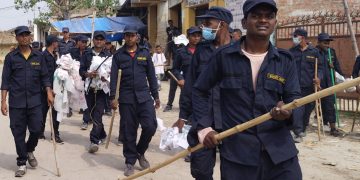 साेनमा गाउँपालिकामा हटाइयो आचार संहिता विपरितको चुनावी प्रचार प्रसार सामग्री