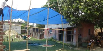 महोत्तरीका अधिकांंस मतदान केन्द्रमा वर्षाका कारण केही बेर मतदान प्रभावित