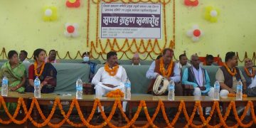 महोत्तरीका जिसस प्रमुखले गरे पदभार ग्रहण,उपप्रमुख र सदस्यको सपथ ग्रहण सम्पन्न