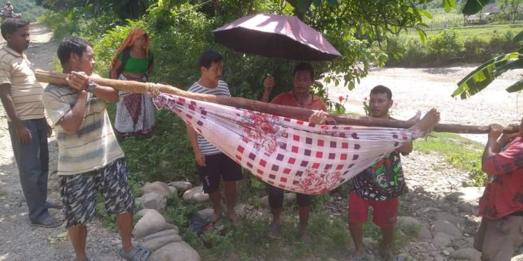 घरेलु एम्बुलेन्स  मार्फत बिरामीको उपचार