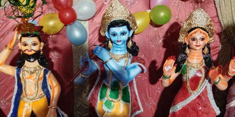 महोत्तरीको एकडारा सहीत गाँउ गाँउमा श्रद्धा पुर्बक कृष्ण जन्माष्टमी मनाईदैँ