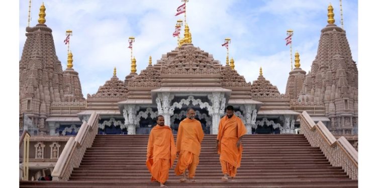 यूएईमा बन्यो पहिलो हिन्दु मन्दिर, मोदीले गरे उदघाटन