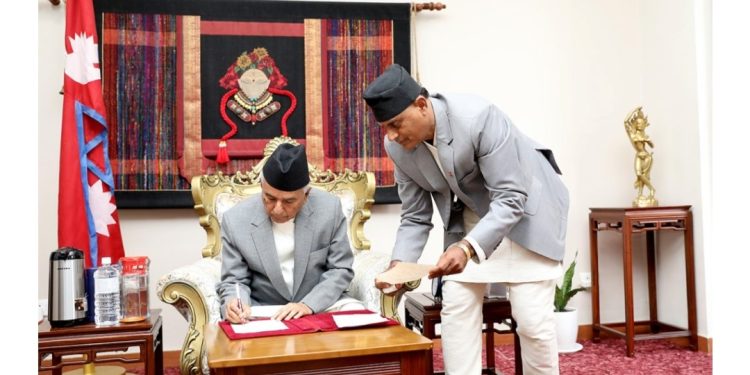 उपनिर्वाचनमा सेना परिचालन गर्न राष्ट्रपतिको स्वीकृति