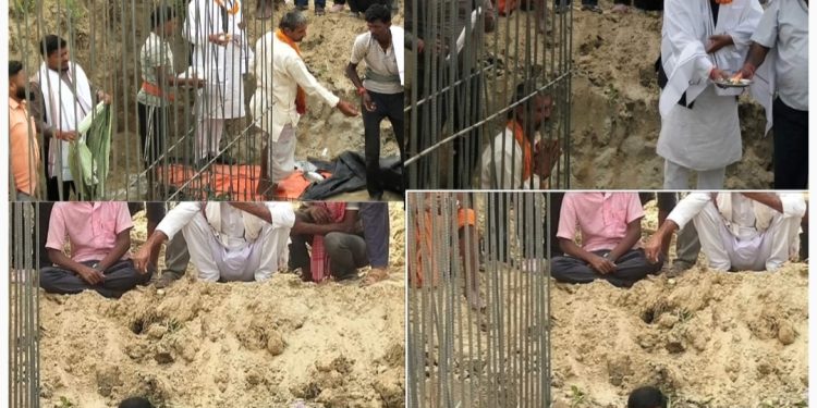 पूर्व मन्त्री कुश्वाहाले गरे खाेपि सिचाइकाेलागि कुलाे तथा पैनी जिर्नेधार कार्यकाे शिलान्यास