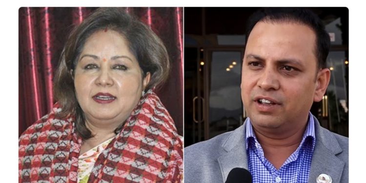 आरजु र सांसद मनिषबीच भनाभन