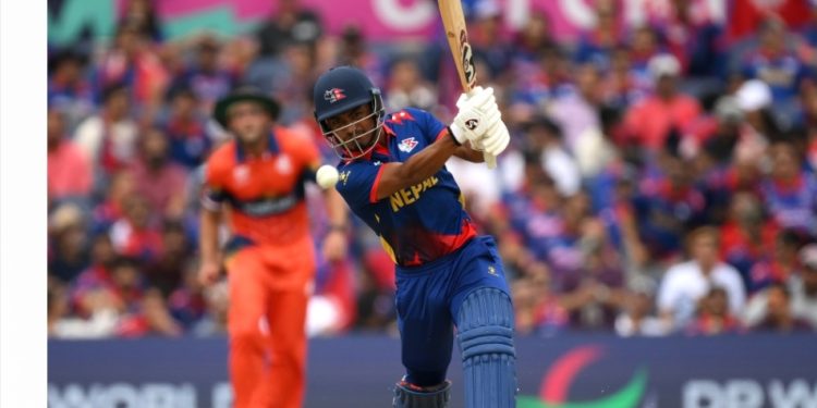 नेदरल्याण्ड्स सामु नेपालको १०७ रन