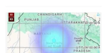 भारतको नयाँदिल्लीमा भूकम्प, सावधानी अपनाउन प्रधानमन्त्री मोदीको अपिल
