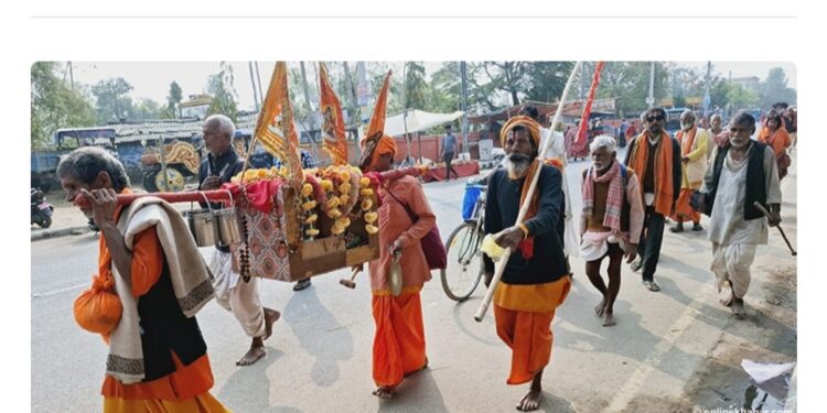 मिथिला माध्यमिकी परिक्रमा आज जनकपुरधाम फर्किंदै