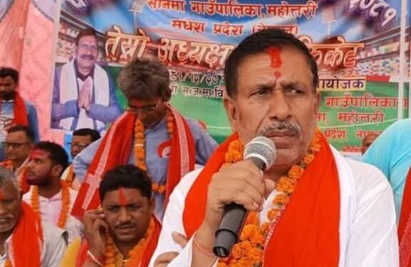 साेनमा गाउँपालिकामा तेस्राे अध्यक्ष कप शुरु