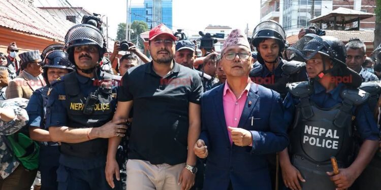 राप्रपा प्रदर्शन : राजेन्द्र लिङ्देनसहित सातै जनालाई छाडियो