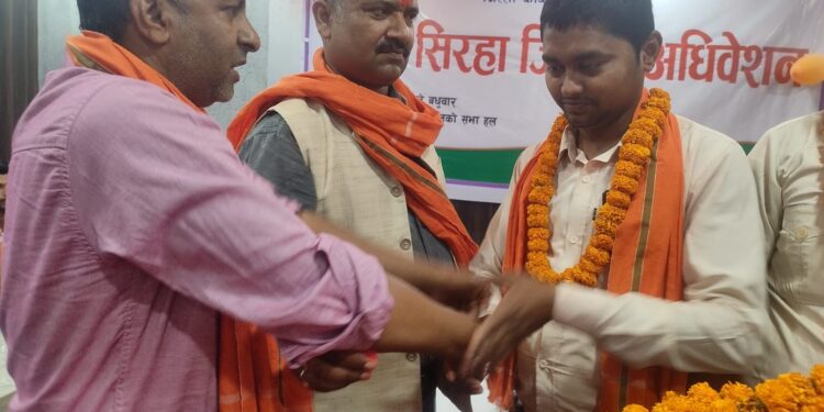 प्रेस मञ्च नेपाल सिरहाको दोस्रो जिल्ला अधिवेशन भव्य रूपमा सम्पन्न