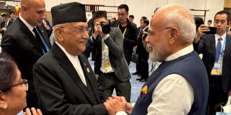 ओलीसँगको भेटपछि मोदीले लेखे- नेपालसँगको सम्बन्ध गहिरो र विशेष छ