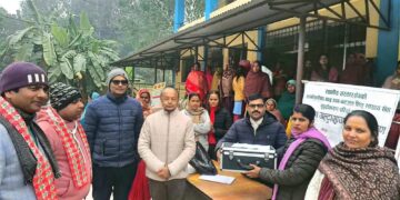 औरही नगरपालिकालाई प्रोटेबल ग्रामीण अल्ट्रासाउण्ड मेसिन हस्तान्तरण