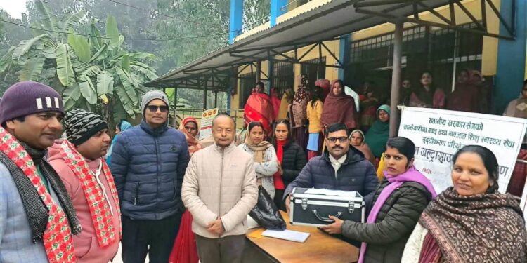 औरही नगरपालिकालाई प्रोटेबल ग्रामीण अल्ट्रासाउण्ड मेसिन हस्तान्तरण